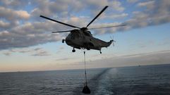 Helic�ptero embarcado a bordo del  Pati�o 