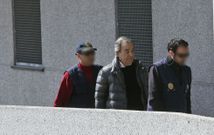 Ra�l L�pez, llegando a los juzgados de Lugo el pasado s�bado para declarar. 