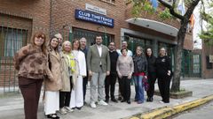 El presidente del Principado visita la residencia tinetense de Buenos Aires.