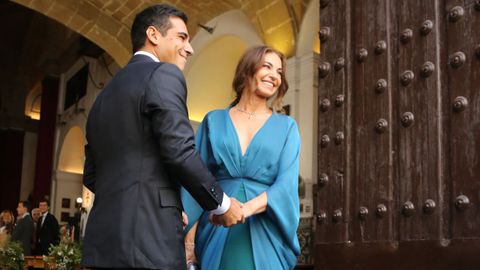 Maril Montero con su hjo Alberto Herrera