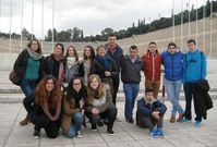 Alumnos de Negreira y Santiago se fueron de viaje a Grecia.