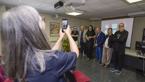 Presentaci�n de audiolibros na ONCE en Pontevedra