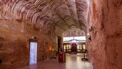Coober Pedy, ciudad bajo tierra en Australia.