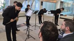 Presentaci&oacute;n en Pontevedra do Certame Galego de Bandas de M&uacute;sica