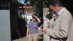 Eladio Fern�ndez, con una bomba de palenque, en las fiestas del pasado a�o en Rosende