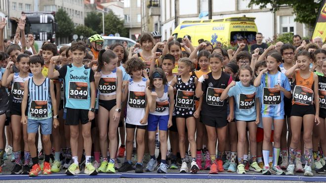 Primera prueba del CorreSan en el barrio de Conxo