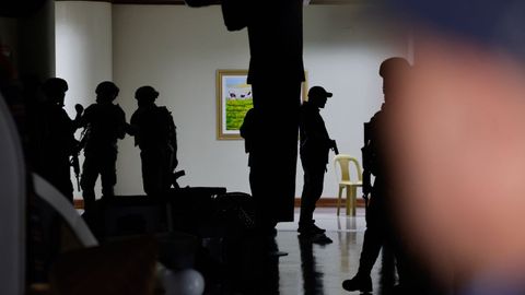 Dispositivo policial ante el tiroteo en el Senado