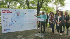Lores present� este martes en Monte do Taco el proyecto �Moureira� junto a miembros de su candidatura para el 28M