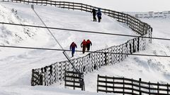 Nieve en Pajares