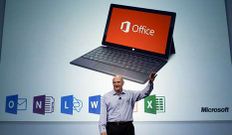 Steve Ballmer durante la presentaci�n del nuevo Office.