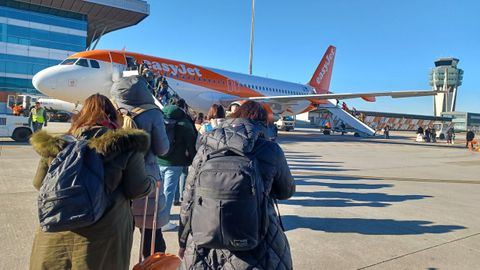 Un vuelo de Santiago a Ginebra, la semana pasada