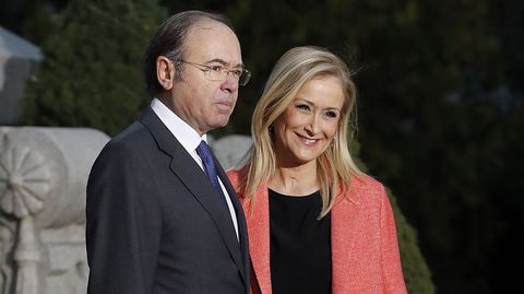 Llegada de la presidenta de la Comunidad de Madrid, Cristina Cifuentes. 