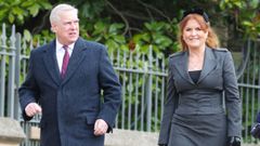 El prncipe Andrs y Sarah Ferguson