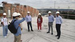 El delegado de la Xunta, Gabriel Al�n, visit� el instituto Ferro Couselo, que est� en obras