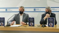 Alfonso Rueda y Xes�s Palmou, este viernes en la presentaci�n del evento