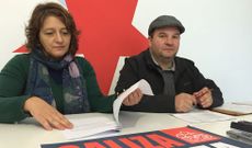 Tania Cornado y Mat�as Rodr�guez presentaron las propuestas del BNG.