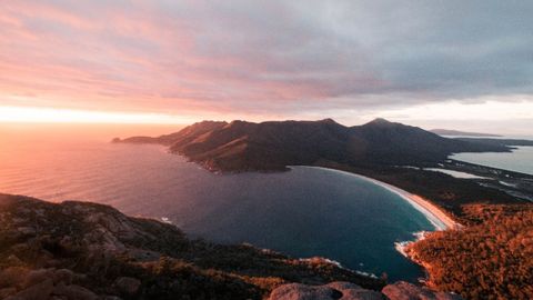 Wineglass Bay, Tasmania, Australia.