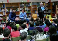 Ram�n S�nchez y Fondevila estuvieron ayer en el CEIP de Fonti�as