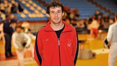 Emilio Rilo, del Tres Armas, que organiza el campeonato en Esteiro
