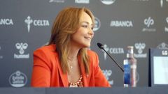 La presidenta del Celta, Mari�n Mouri�o.