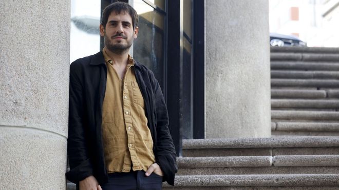 Mario G. Cortizo na Coru�a, onde estrea a s�a peza �As marxes� coa Sinf�nica.