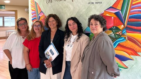 Visita de la diputada a la entidad de Ferrol
