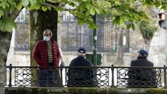 Imagen de la Alameda de Noia, concello en el que se han registrado dos brotes con 15 contagiados