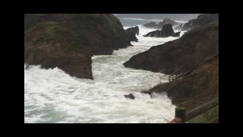 Temporal en la costa de Ferrol
