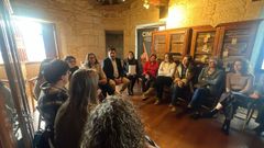 Un momento da reuni�n celebrada en Mea�o