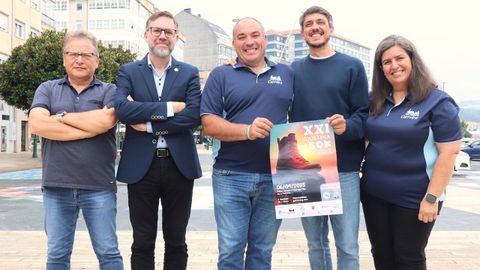 La cita se presentó en Ribeira con la presencia de Henrique Freixeiro, Moncho Sampedro, Xabier Vidal y Marivén Sampedro.