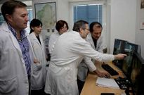 Benigno Acea, Carmen Cereijo, Bego�a Gra�a, Joaqu�n Mosquera y Jos� R. Varela, el equipo de mama.