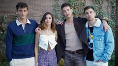 Manu R�os, Amaia Aberasturi, Daniel Ib��ez y Carlos Alcaide