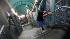 Lluvias torrenciales a principios de agosto en Hong Kong.