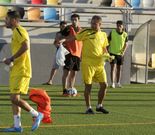 Sierra comezou a traballar onte con 24 futbolistas. 