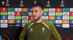 �scar Mingueza, tras el Celta-Lille.