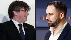 Carles Puigdemont y Santiago Abascal