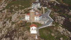 Sem�foro, faro y sirena de Fisterra
