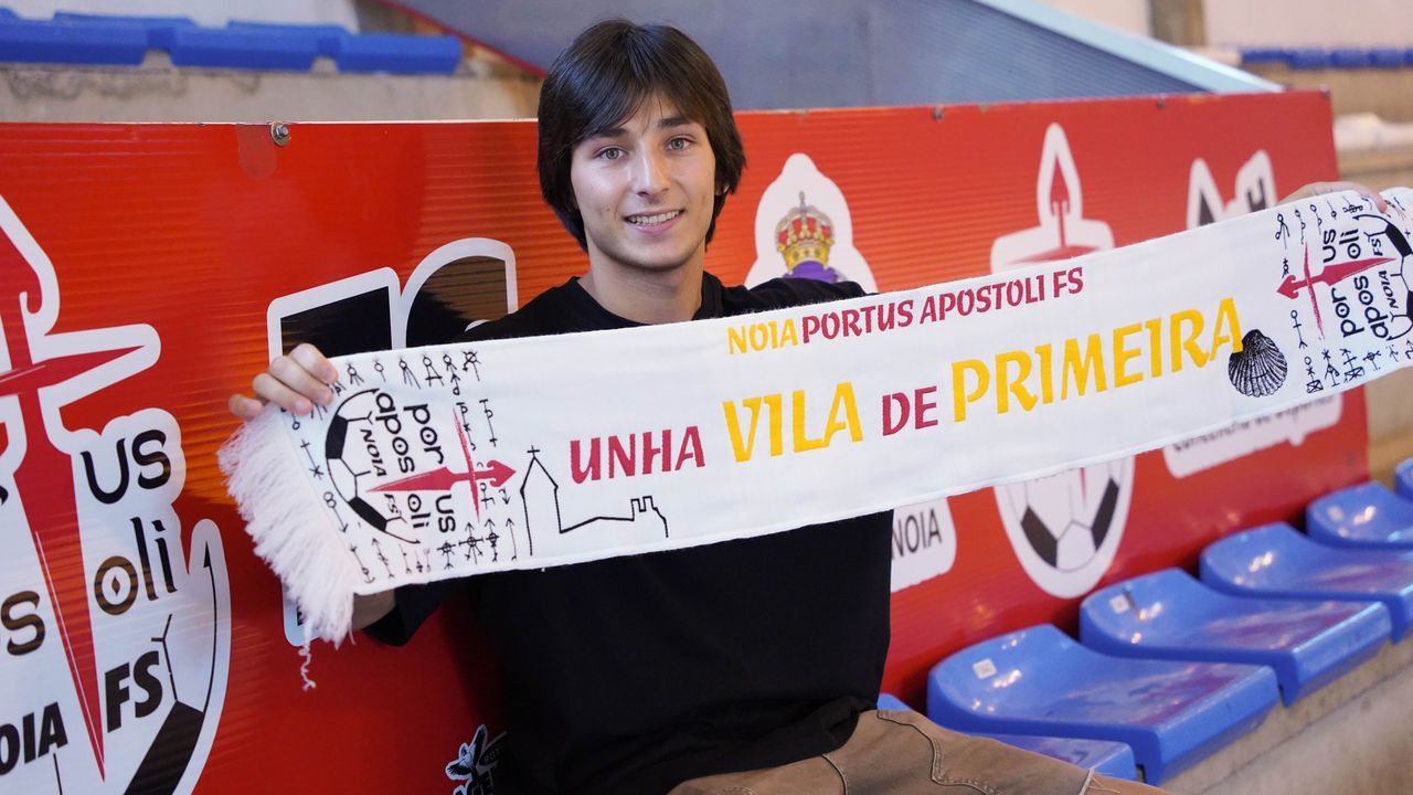 El Noia Portus Apostoli ficha al ala gallego Charly: «Noté las ganas que tenía el club de que viniera»