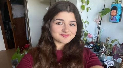 Ant�a Pinal, viguesa ganadora del concurso La Voz en su �ltima edici�n en el 2025, act�a hoy en Vigo