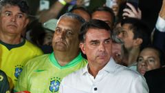 El candidato brasile�o, Flavio Bolsonaro, no reconoce los resultados electorales