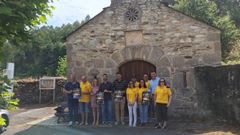 La presentaci�n de la cita gastron�mica tuvo lugar este mi�rcoles ante la capilla de A Espi�eira. Acudieron miembros de la organizaci�n y representantes de Administraciones que colaboran con la fiesta