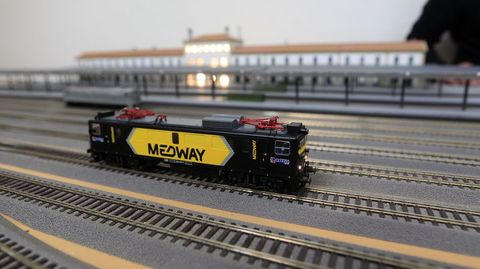 La maqueta incluye las catorce vías de la estación de Monforte