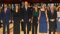 La familia real llega al Auditorio Pr�ncipe Felipe de Oviedo