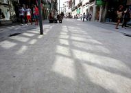 El manto de arena que cubre Rey Davi�a llama la atenci�n de vecinos y de visitantes.