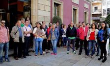 Cuarenta comerciantes solicitaron ayer sin �xito al alcalde que el mercadillo se celebre el viernes.