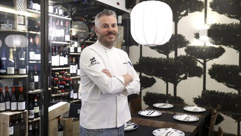 Mart�n, del restaurante O Piorno de Santiago