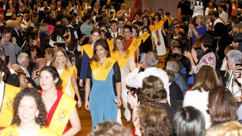 Imagen de archivo de un acto de licenciatura de alumnos de Medicina