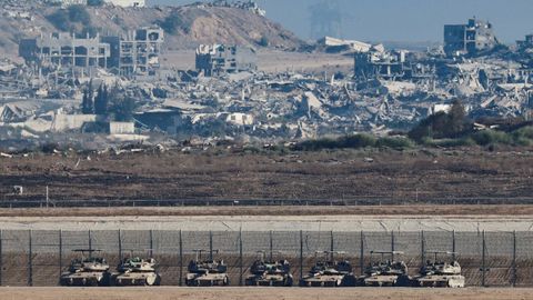 Gaza, tras los ataques a�reos de Israel, que se prepara para tomar la ciudad