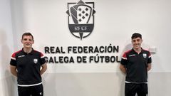 M�ndez Moreda y Polo Fern�ndez, colegiados de la subdelegaci�n de A Mari�a.