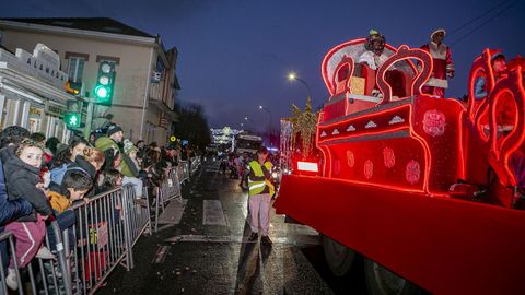 Cabalgata del D�a de Reyes en Noia.